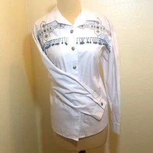 Vintage Saint Germain Button Down Shirt Size M